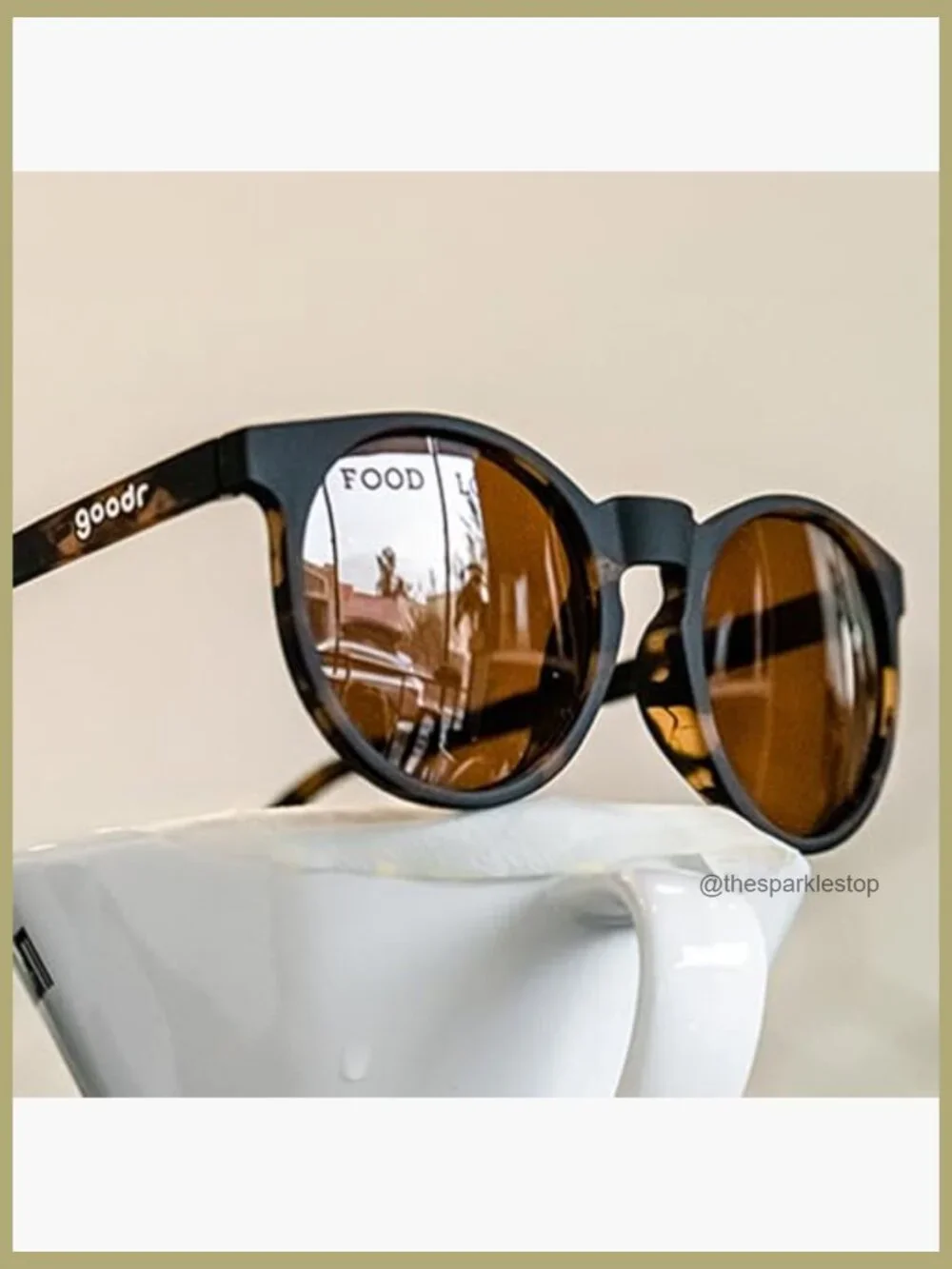 Polarized Round Sunglasses UV400 No Slip No Bounce